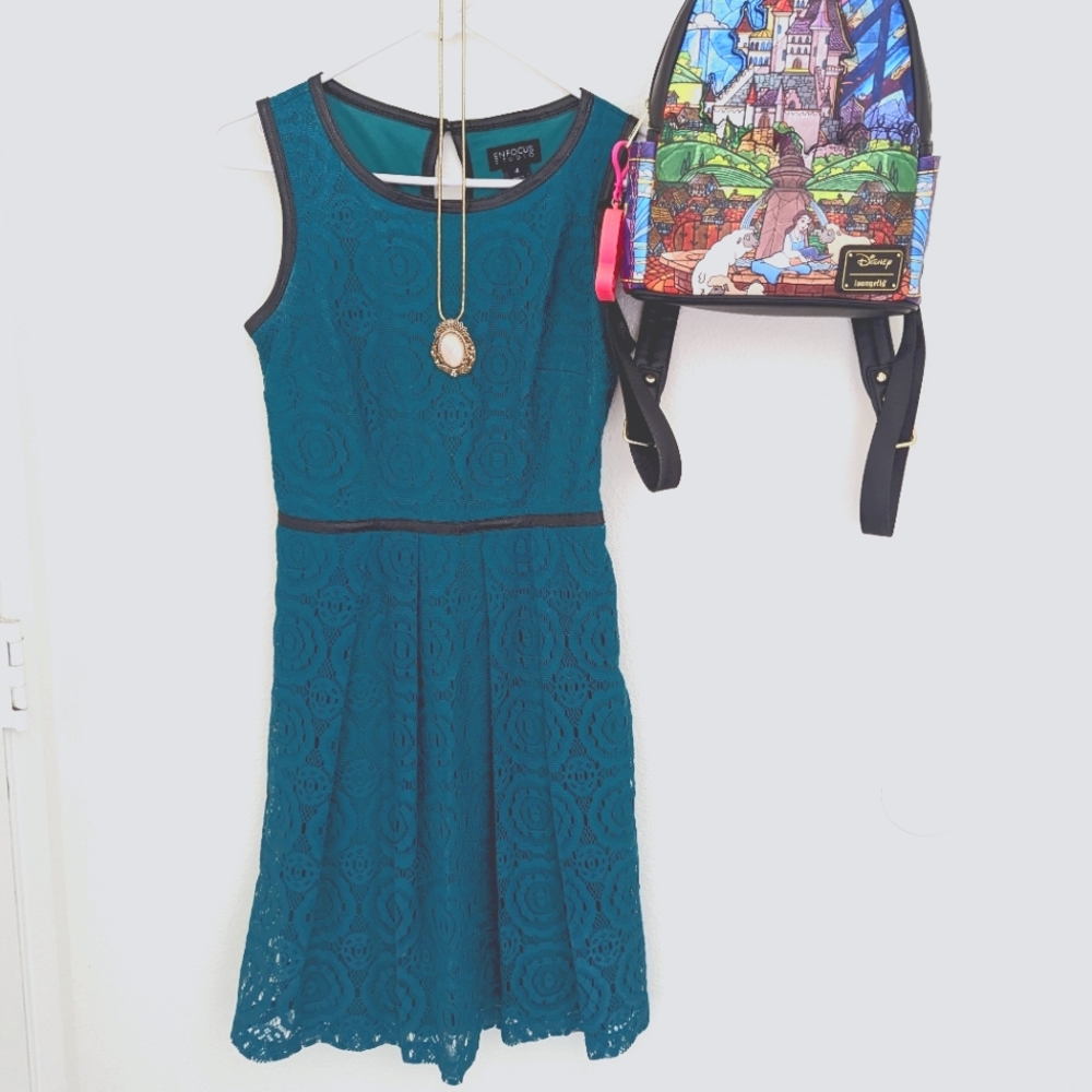 Cute Teal Enfocus Studio Dress